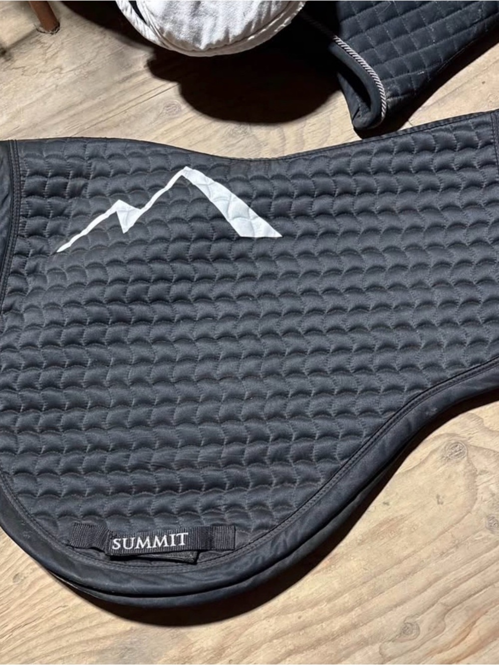 Black Quilted Saddle Pad - SUMMIT